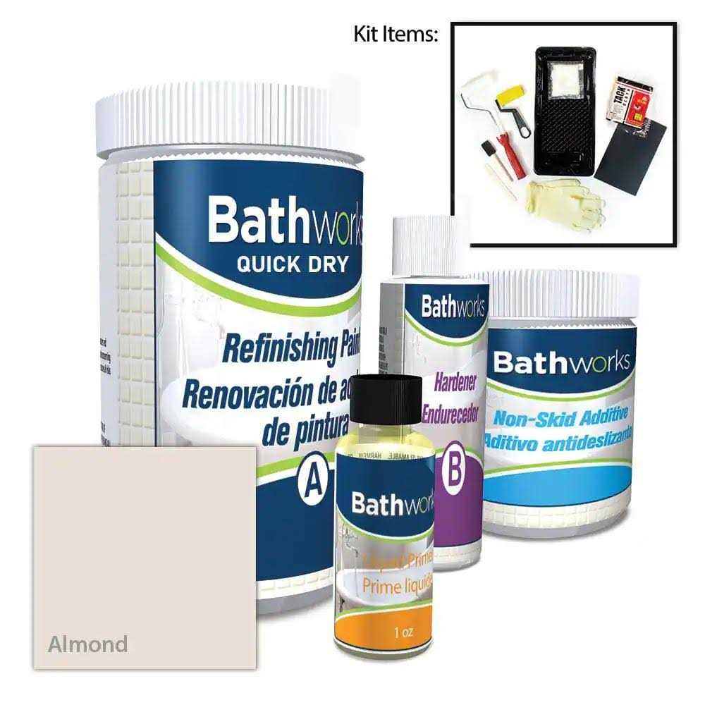 Bathworks 22 oz. Quick Dry Slip Guard Bathtub Refinish Kit - Image 3