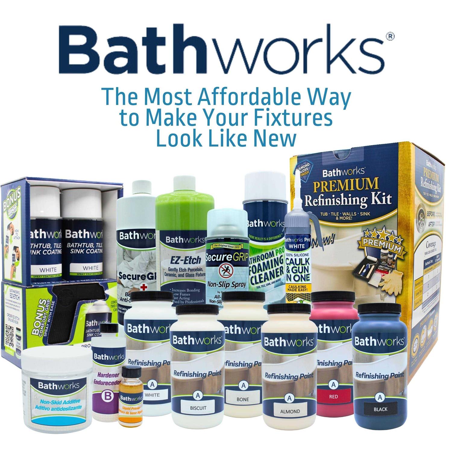 Bathworks 22 oz. Quick Dry Slip Guard Bathtub Refinish Kit - Image 5