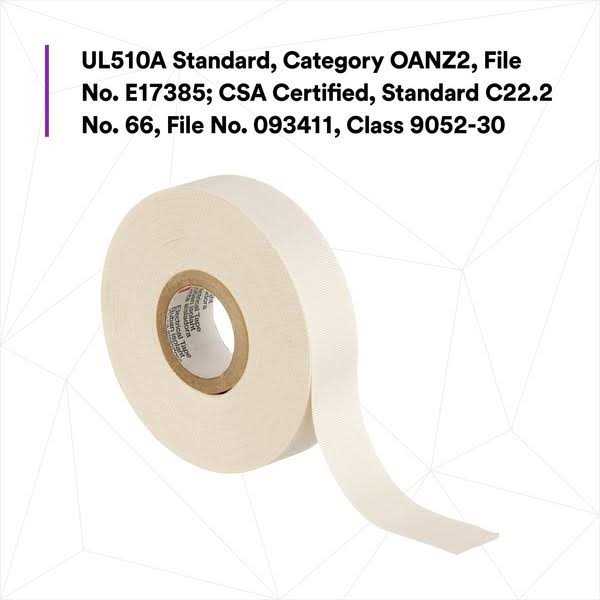 3M 27 Glass Cloth Electrical Tape 27-3/4X66' - Image 4