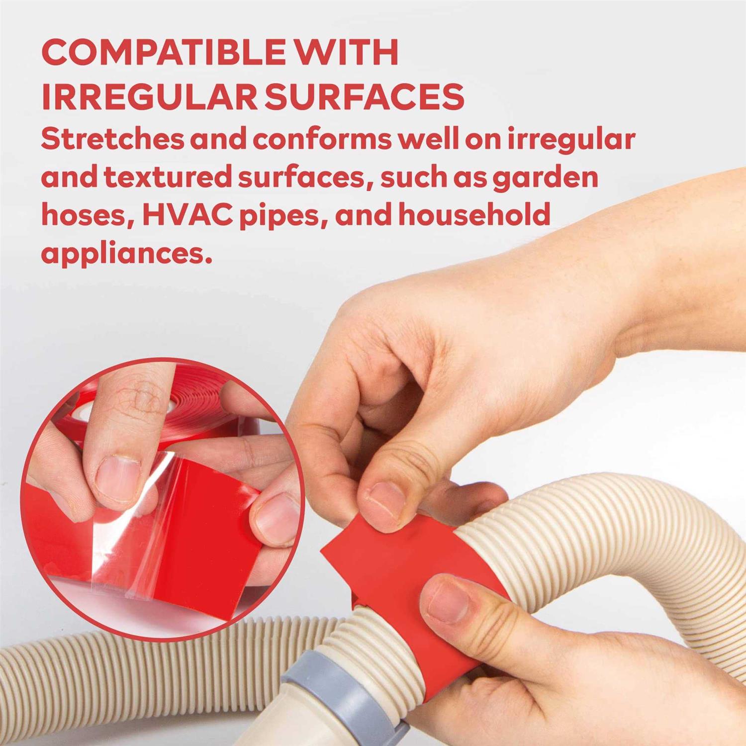 XFasten Silicone Self Fusing Tape 1-Inch x 36-Foot Silicone Tape - Image 5