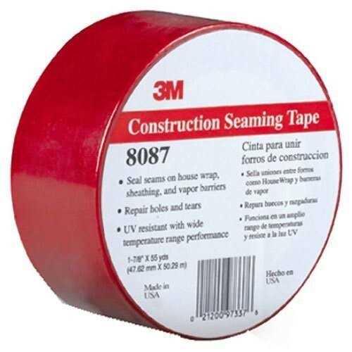 3M 8087CW Construction Seaming Tape Red - Image 3
