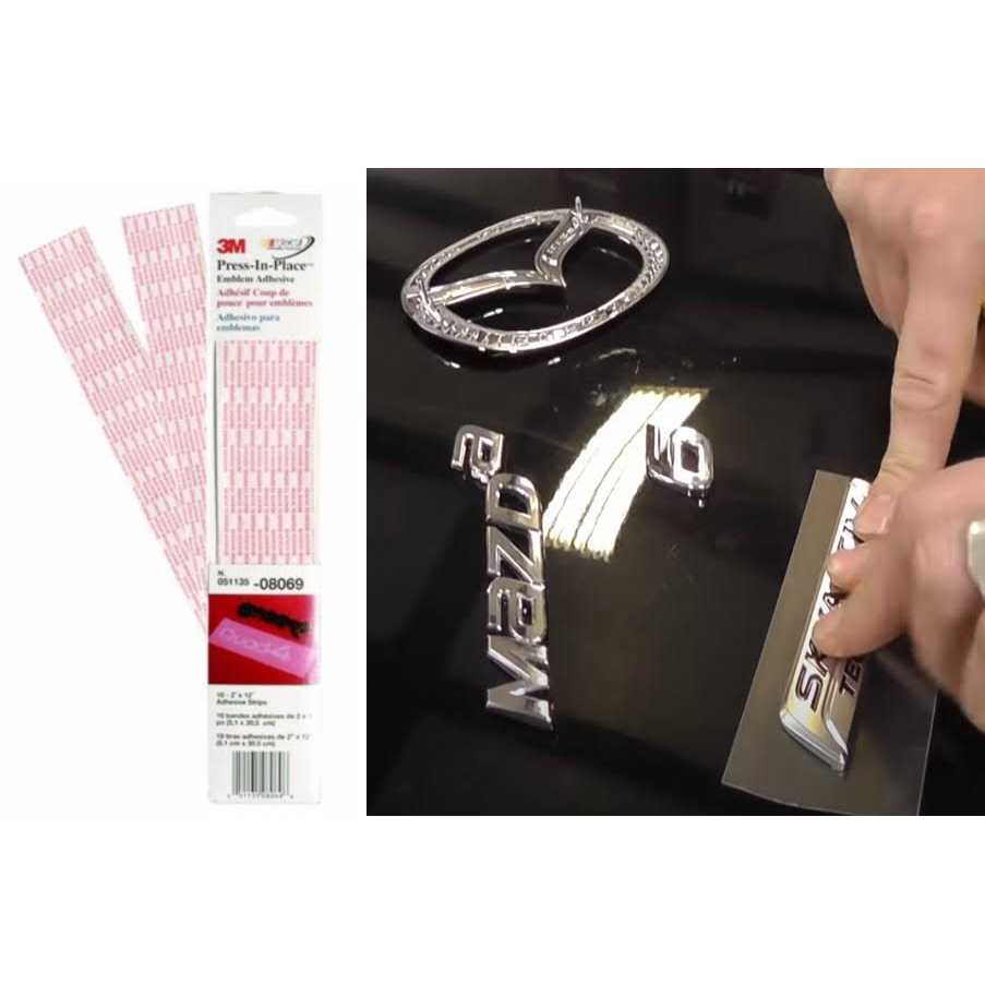 3M 08069 Press-In-Place Emblem Adhesive - Image 3