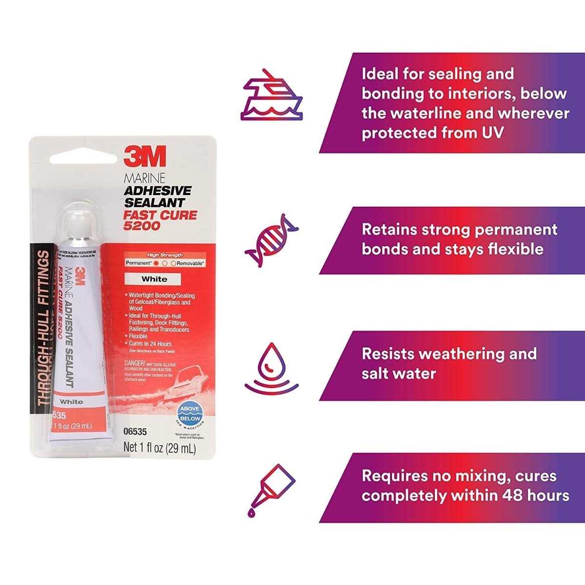 3M 5200 Marine Adhesive Sealant - Image 3