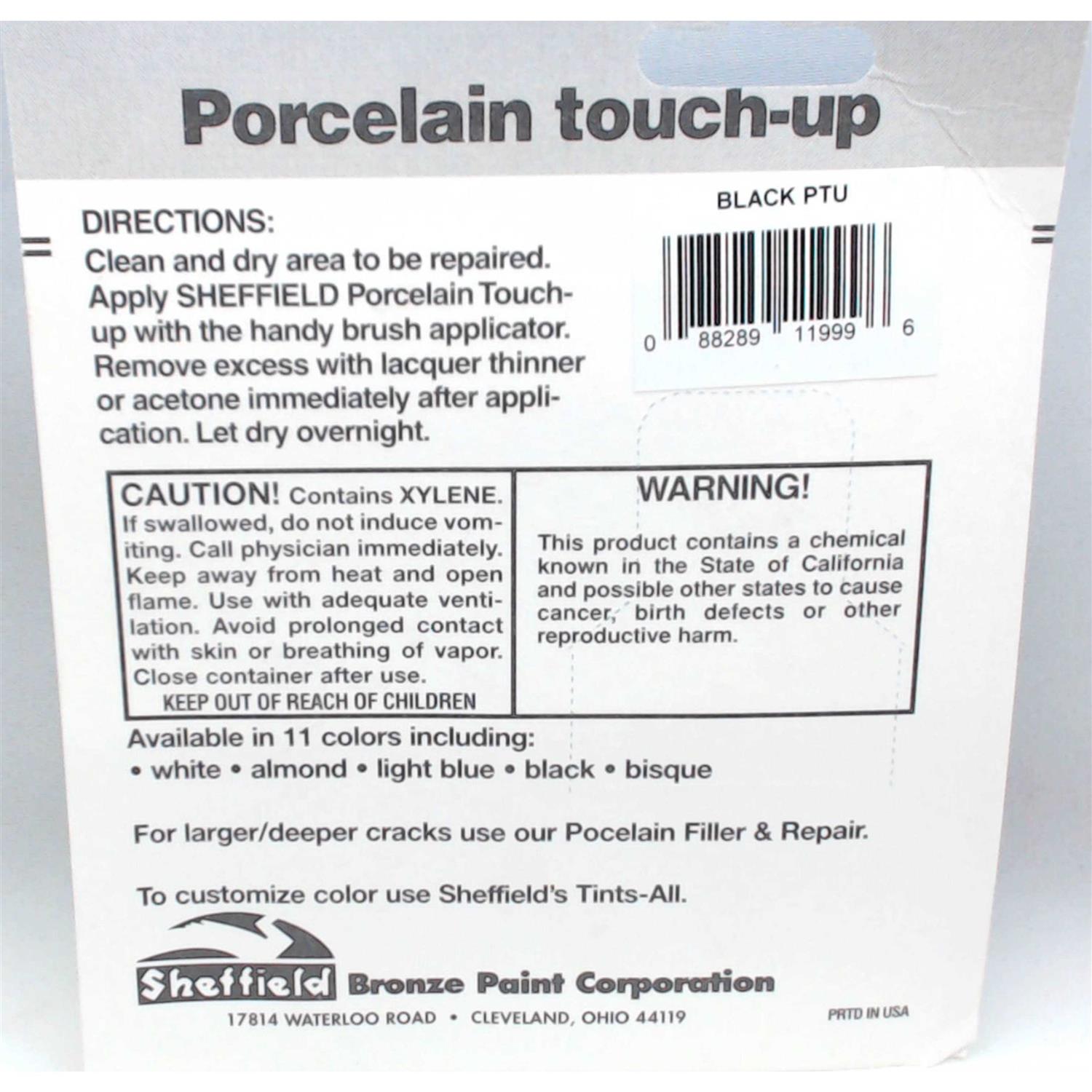 Sheffield 1999 1 oz Porcelain Touch Up - Image 4