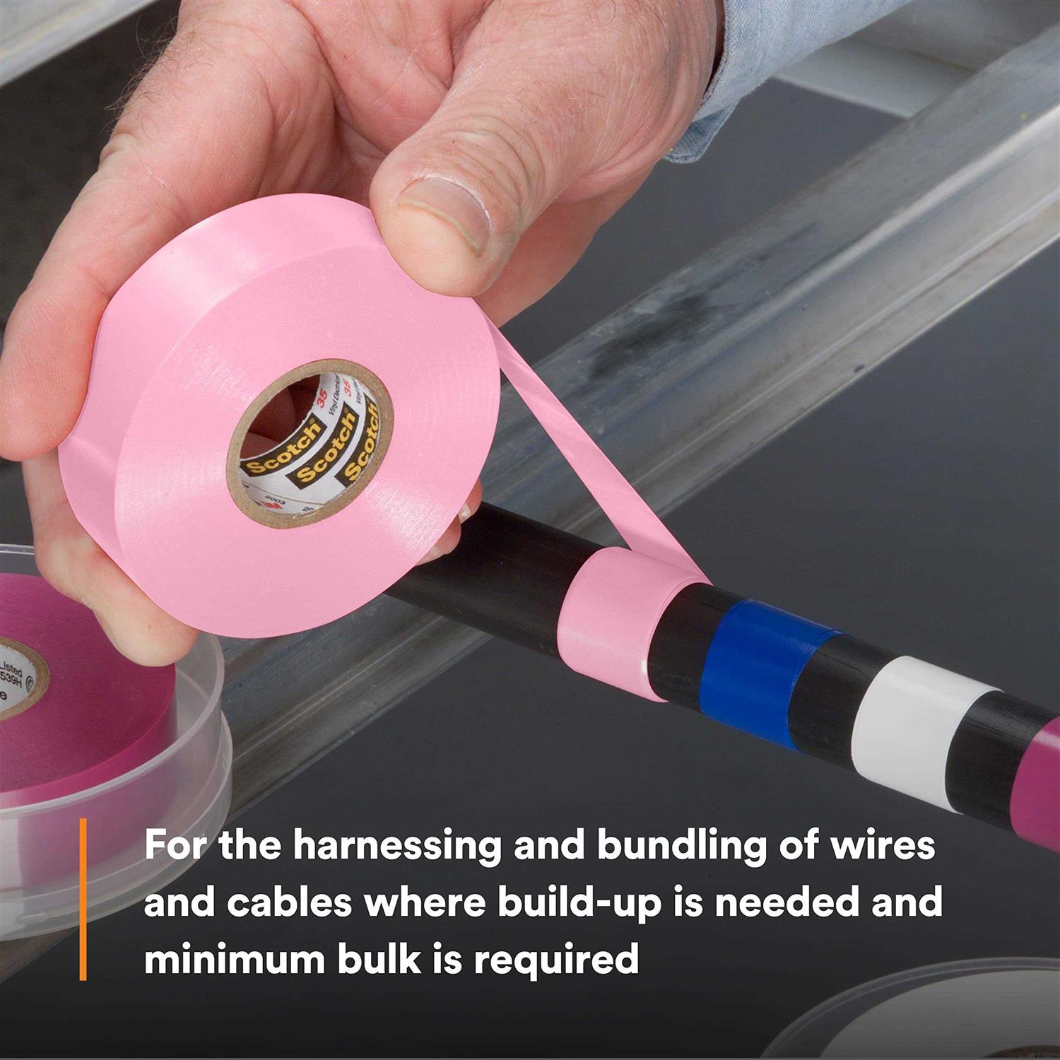 3M Scotch Vinyl Electrical Tape 35 35-3/4X66FT-PK - Image 4