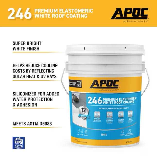 Apoc Kool-Armor Elastomeric Reflective Roof Coating - Image 4