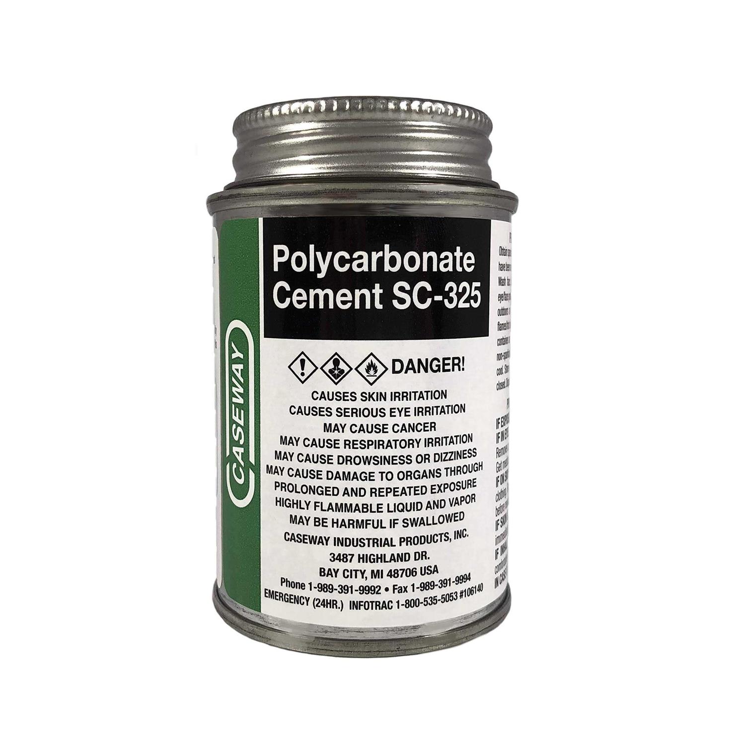 Caseway SC-325 Polycarbonate Solvent Cement