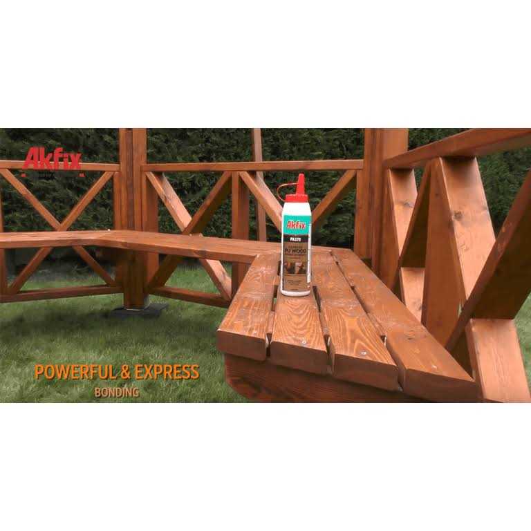 Akfix PA370 Fast Drying Polyurethane Clear Glue Marine Adhesive for Boats & Woodworking - Image 4