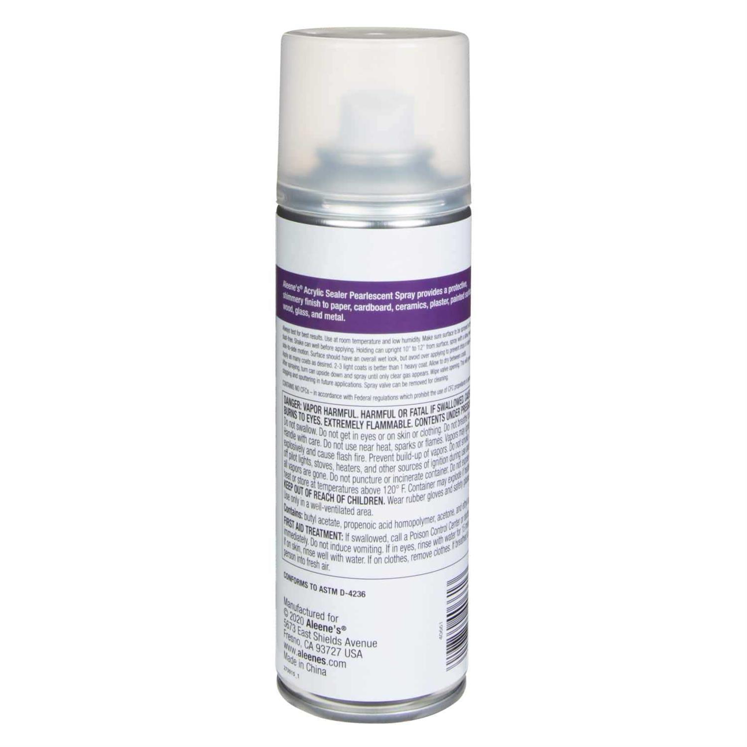 Aleene's Acrylic Sealer Aerosol Spray 6oz-Pearlescent - Image 3