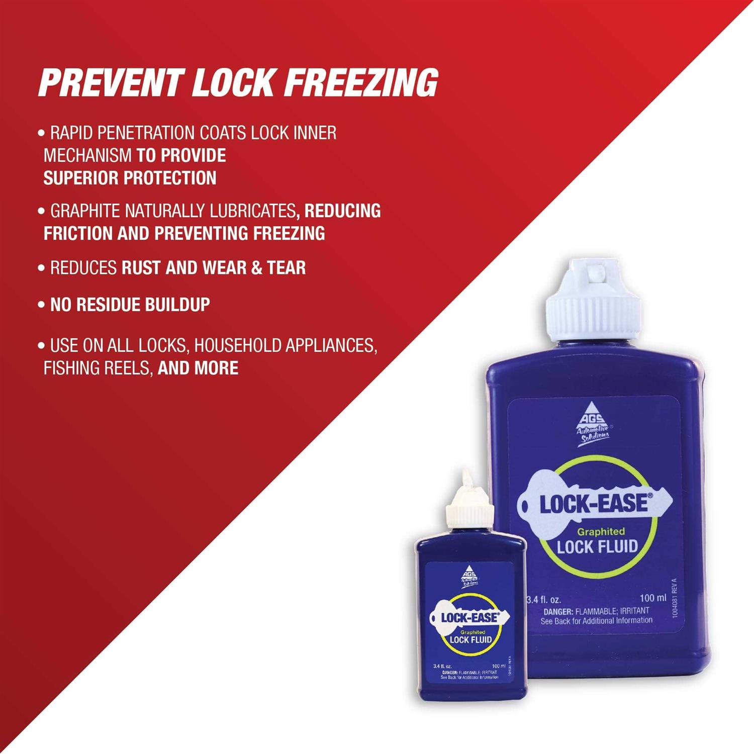 AGS 3.4 Oz Lock Ease Fluid LE-4 - Image 3