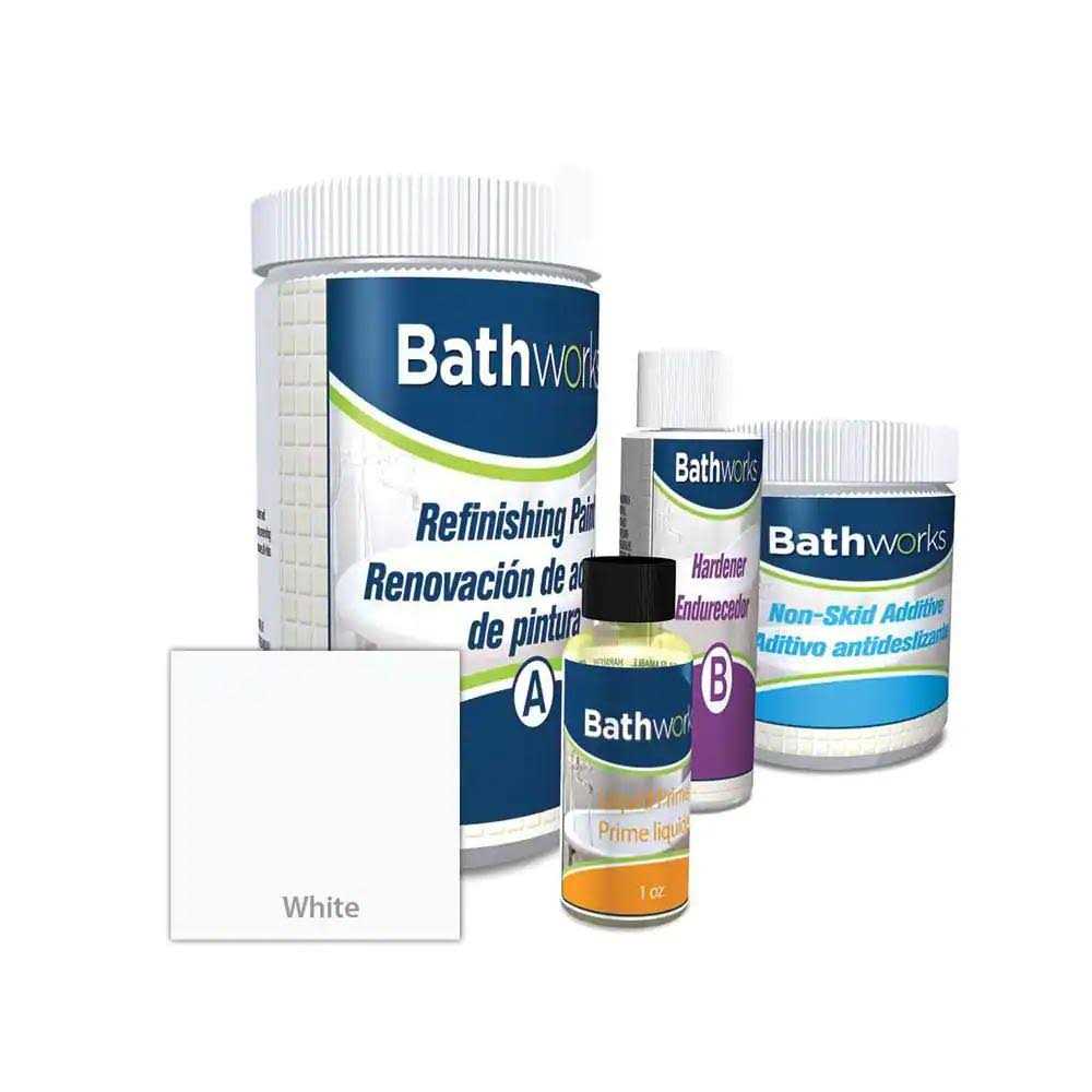 Bathworks DIY Bathtub & Tile Refinishing Kit w/Non-Slip - Image 3