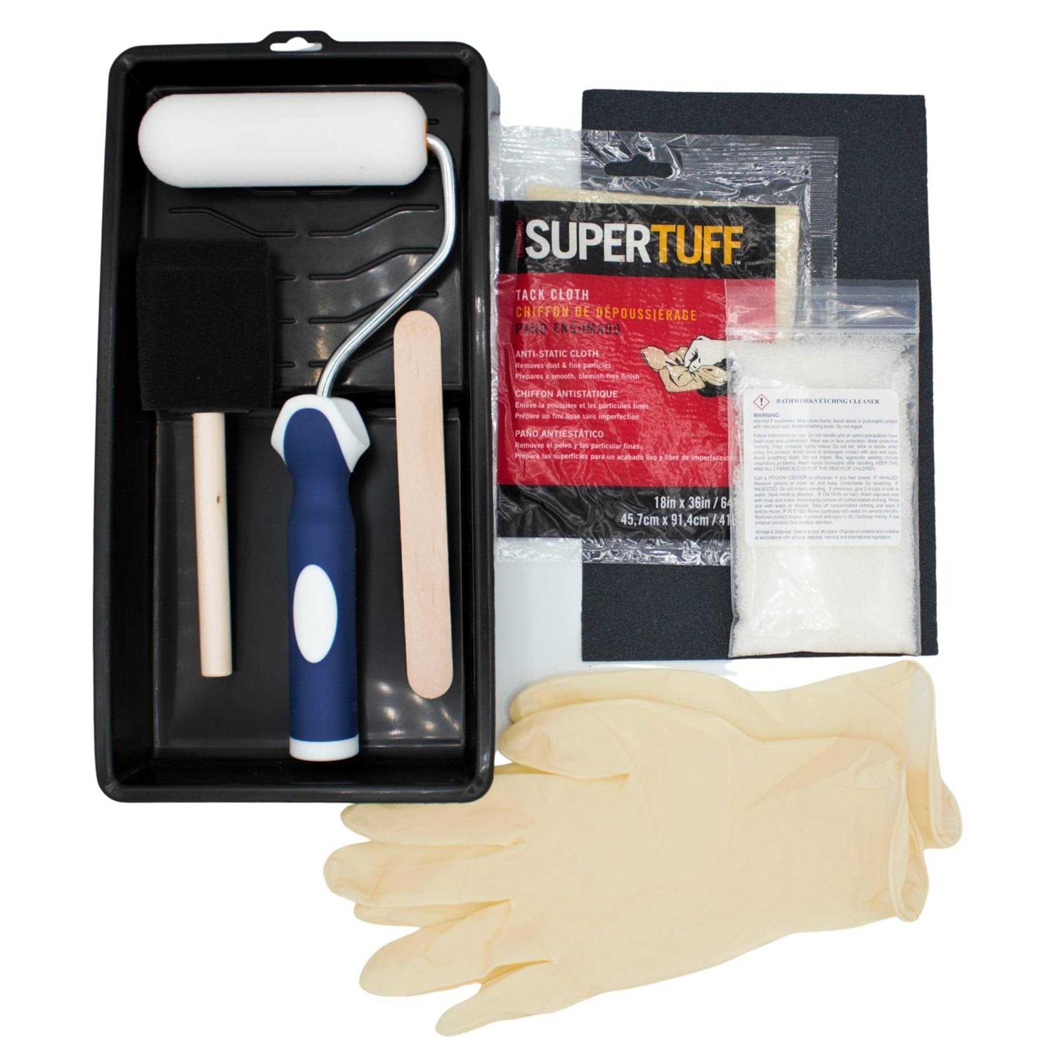 Bathworks DIY Bathtub & Tile Refinishing Kit w/Non-Slip - Image 5