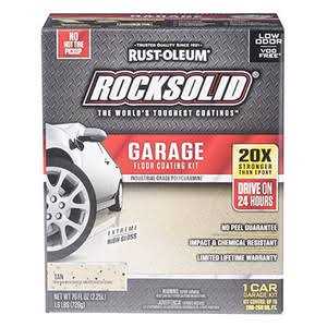 Rust-Oleum RockSolid Garage Floor Coating Kit Mocha