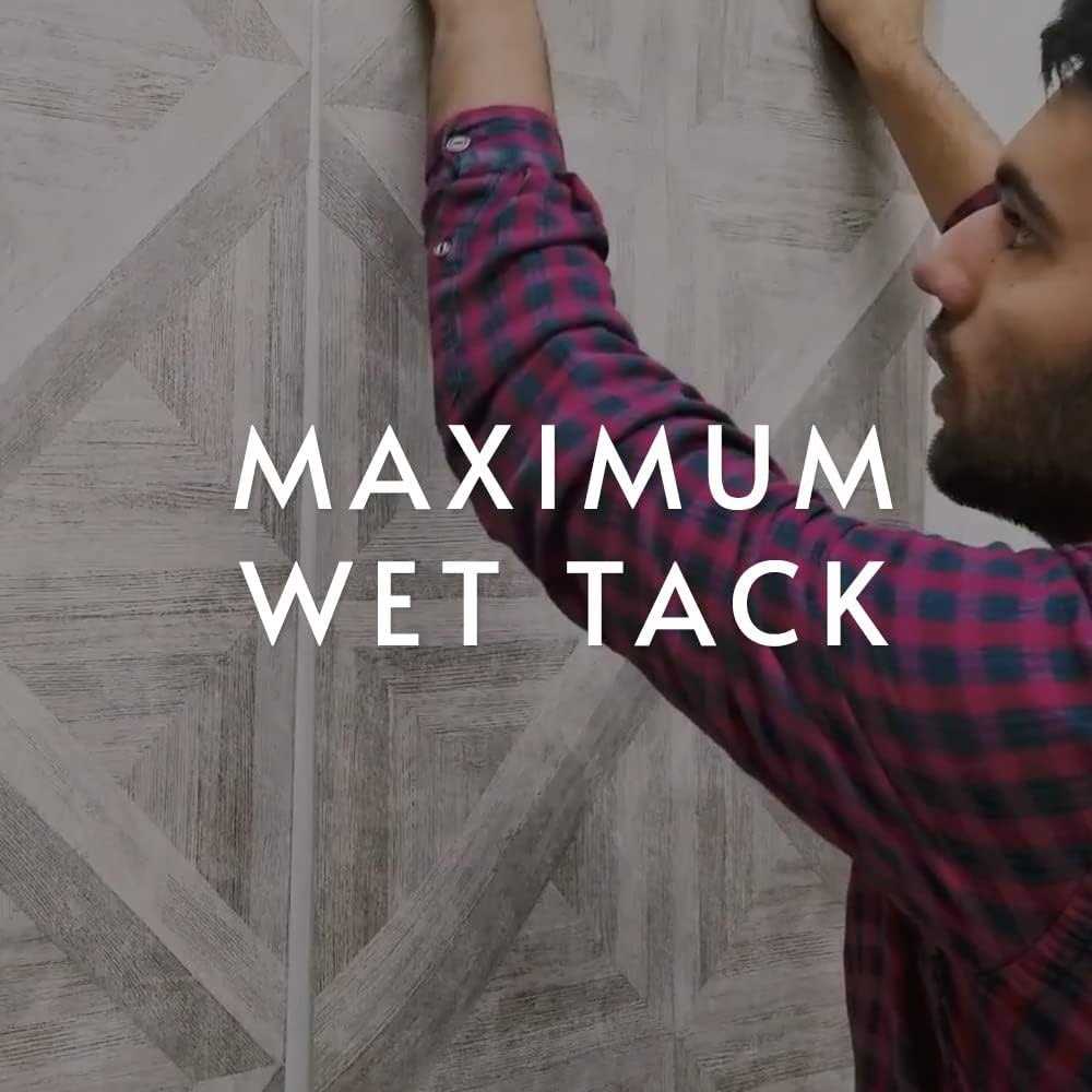 Roman PRO-838 Heavy Duty Clear High Strength Modified Starches Wallpaper Adhesive 5 gal - Image 2