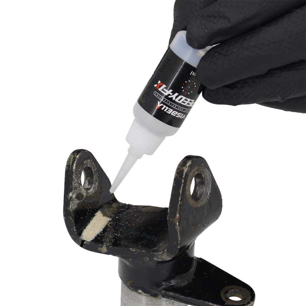 Visbella 7 Seconds Speedy Fix Filling and Reinforcing Dual Adhesive System Resin Instant Adhesive Welding Powder Kit - Image 3