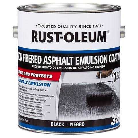 Black Rust-Oleum 350 Fibered Roof Coating - Image 3