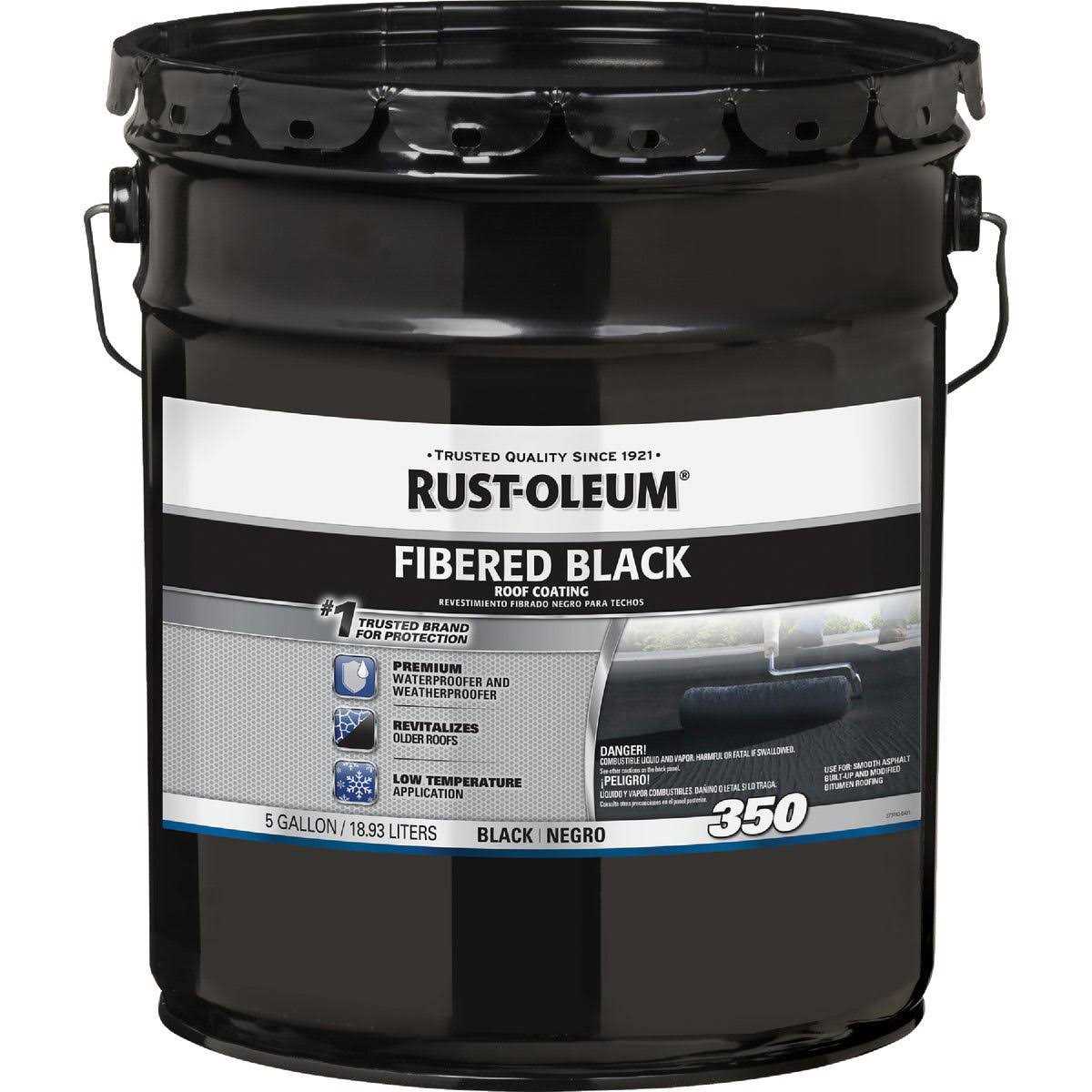 Black Rust-Oleum 350 Fibered Roof Coating - Image 5