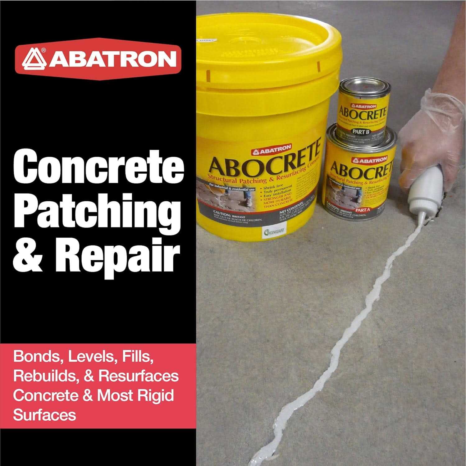 Abocrete Epoxy Adhesive 5 gal. Bucket Gray - Image 4