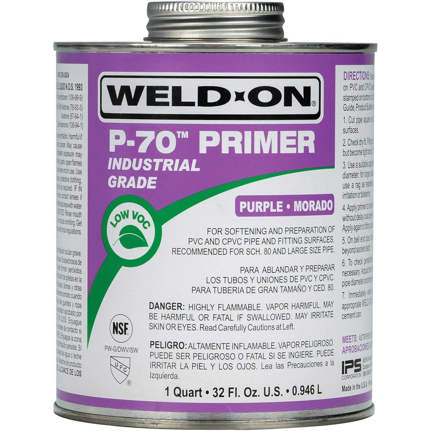 Weld-On P-70 Purple Primer PVC/CPVC - Image 4
