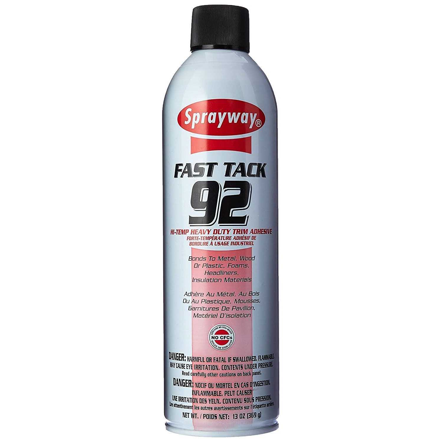 Sprayway 92 Fast Tack Hi-Temp Heavy-Duty Trim Adhesive