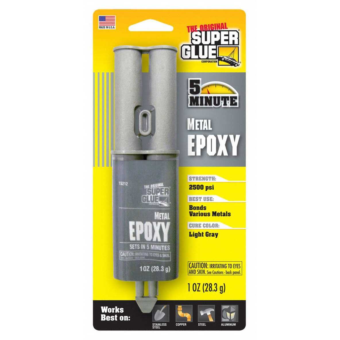 Super Glue 15212 Metal Epoxy Adhesive