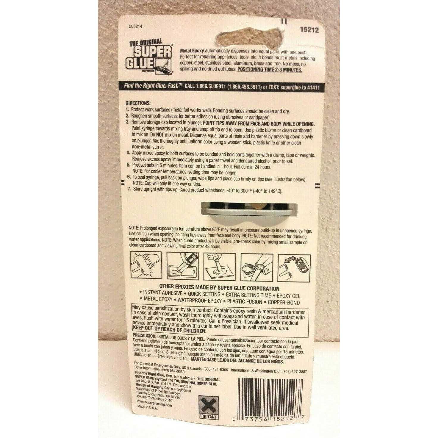 Super Glue 15212 Metal Epoxy Adhesive - Image 4