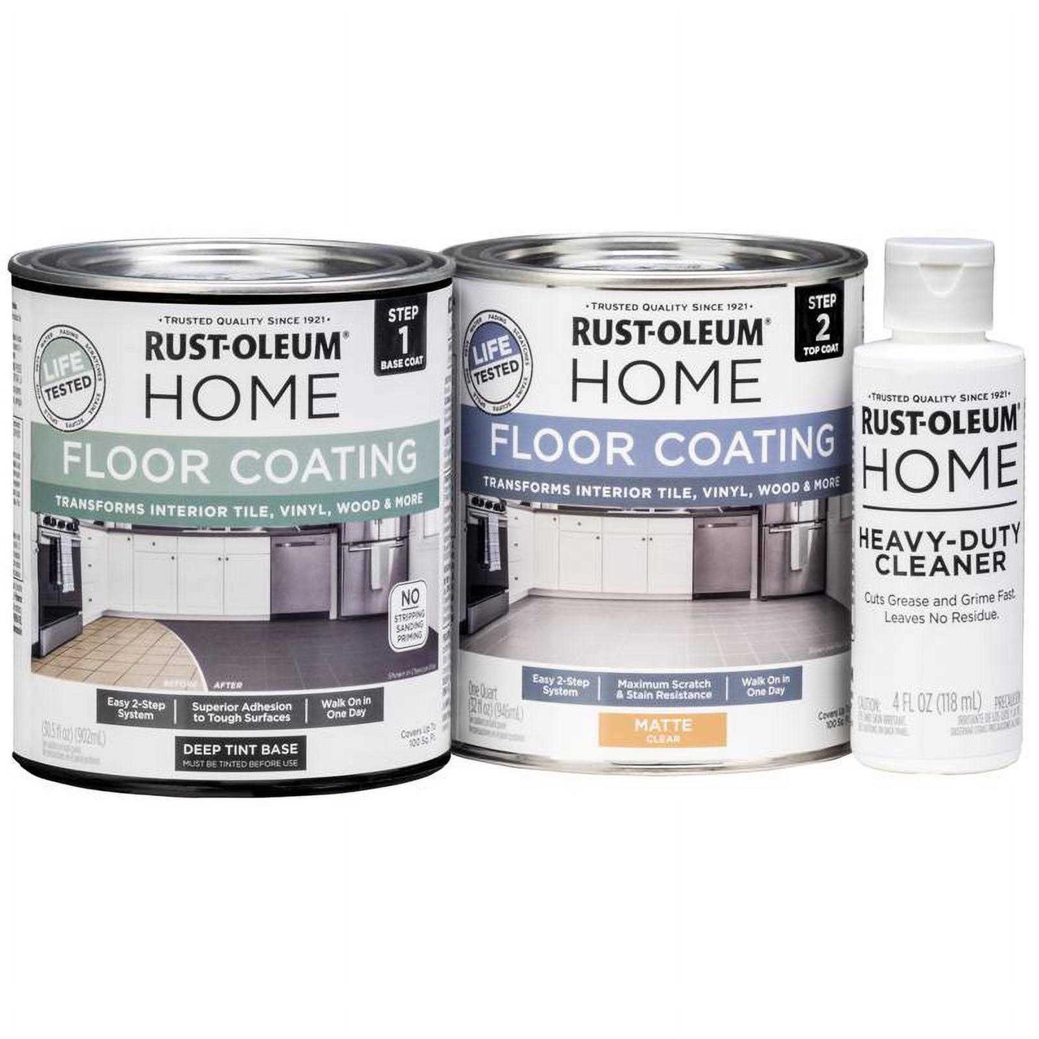 Rust-Oleum Home Floor Coating Deep Tint Matte Kit 360100 - Image 5