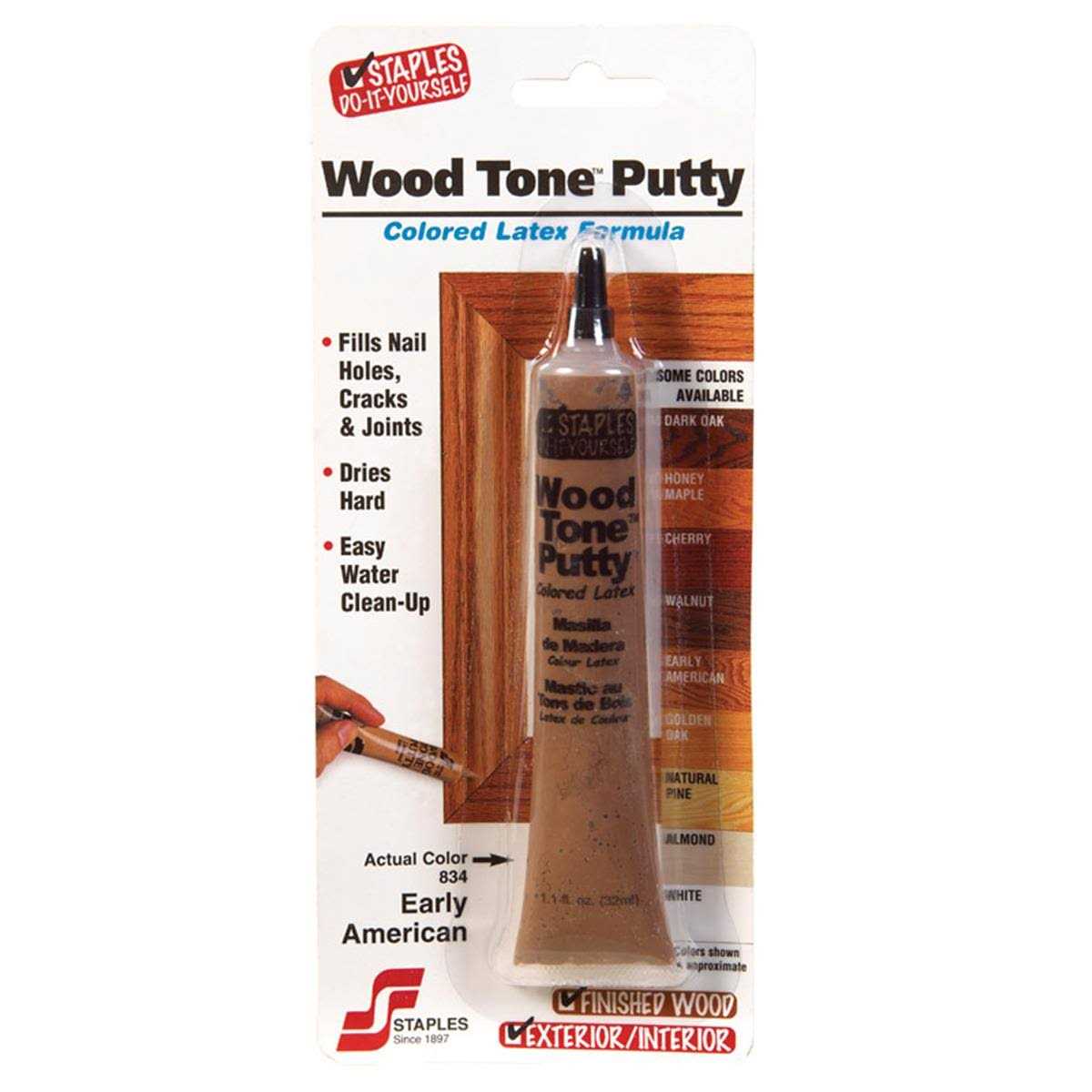 Staples Wood Tone Putty