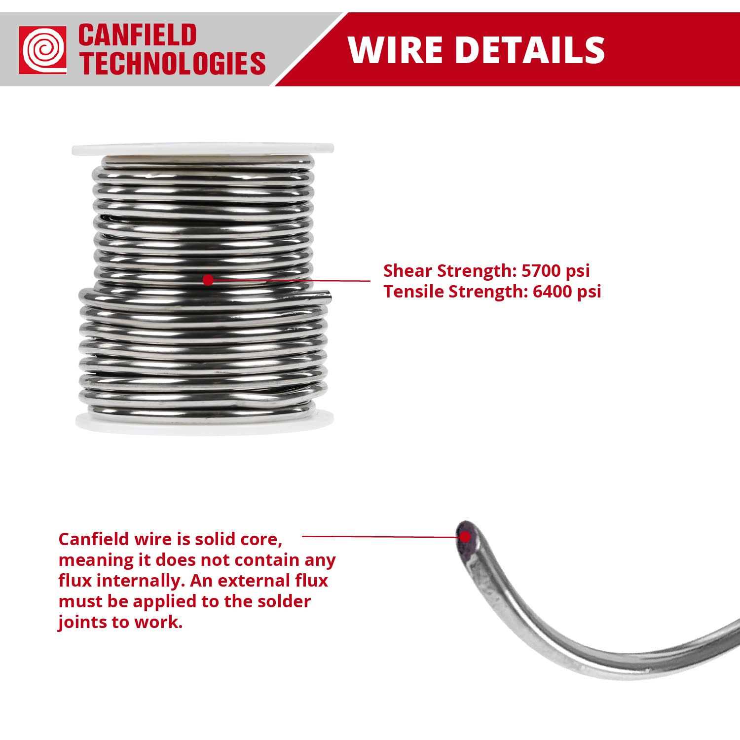 canfield 6040 solder for stained glass 4 Lb Pack - Image 4