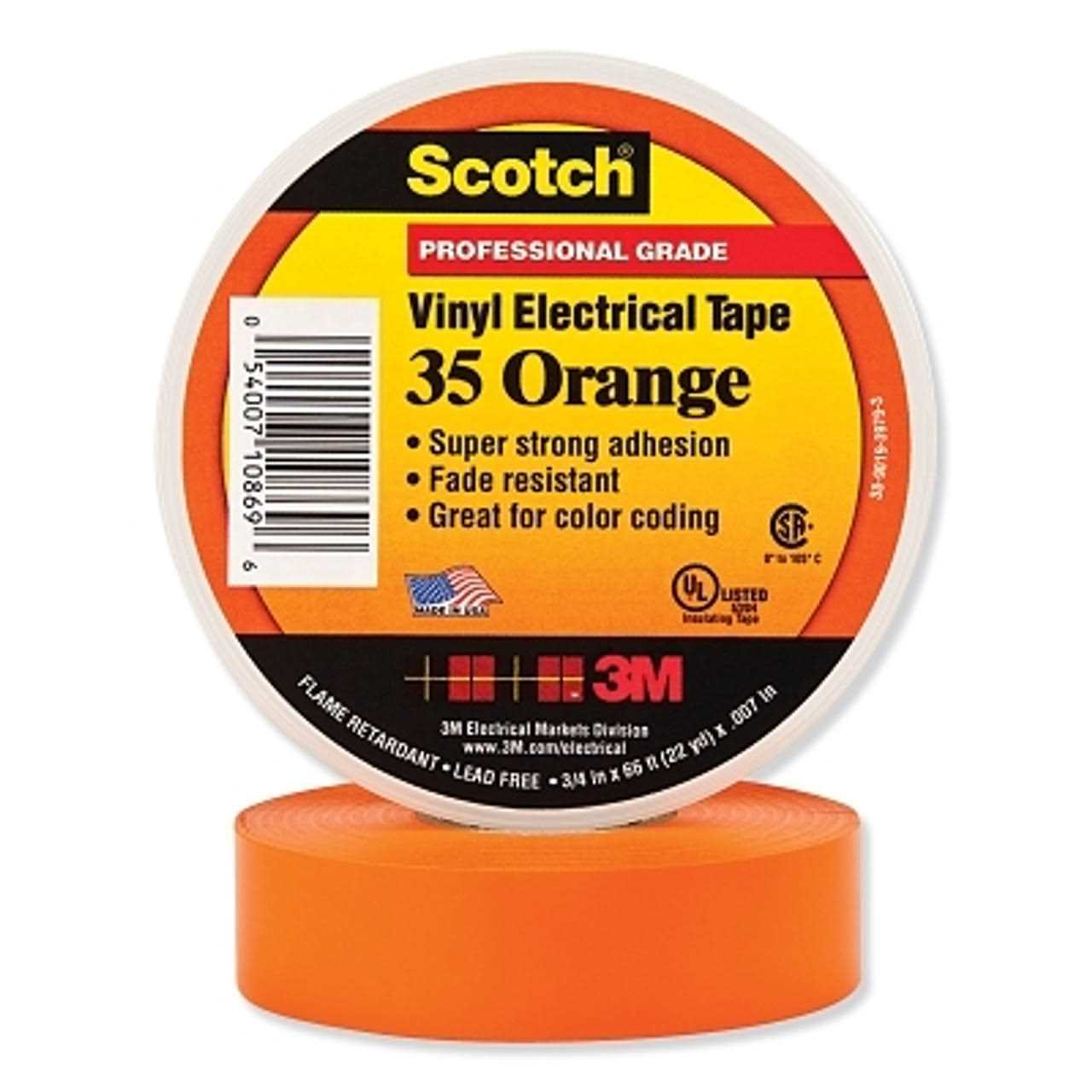3M Scotch 35 Color Coding Electrical Tape - Image 5