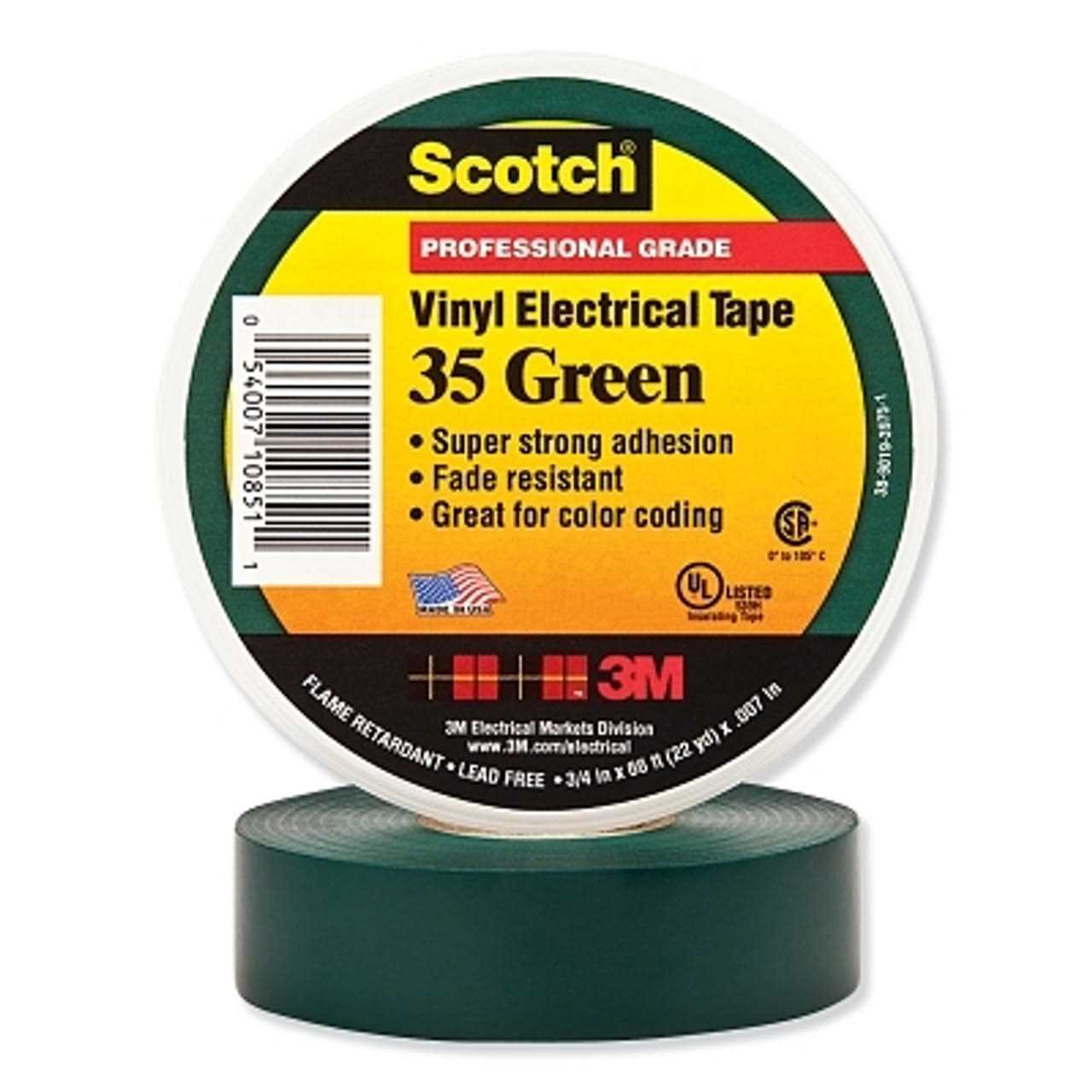 3M Scotch 35 Color Coding Electrical Tape - Image 5