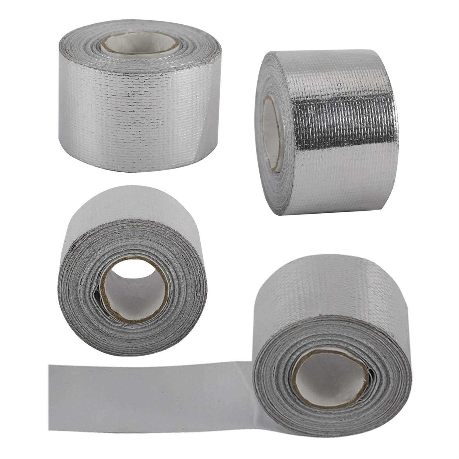 AuInn Self-Adhesive Heat Reflective Heat Resistant High Temperature Tape Fiberglass Heat Shielding Foil Tape - Image 5