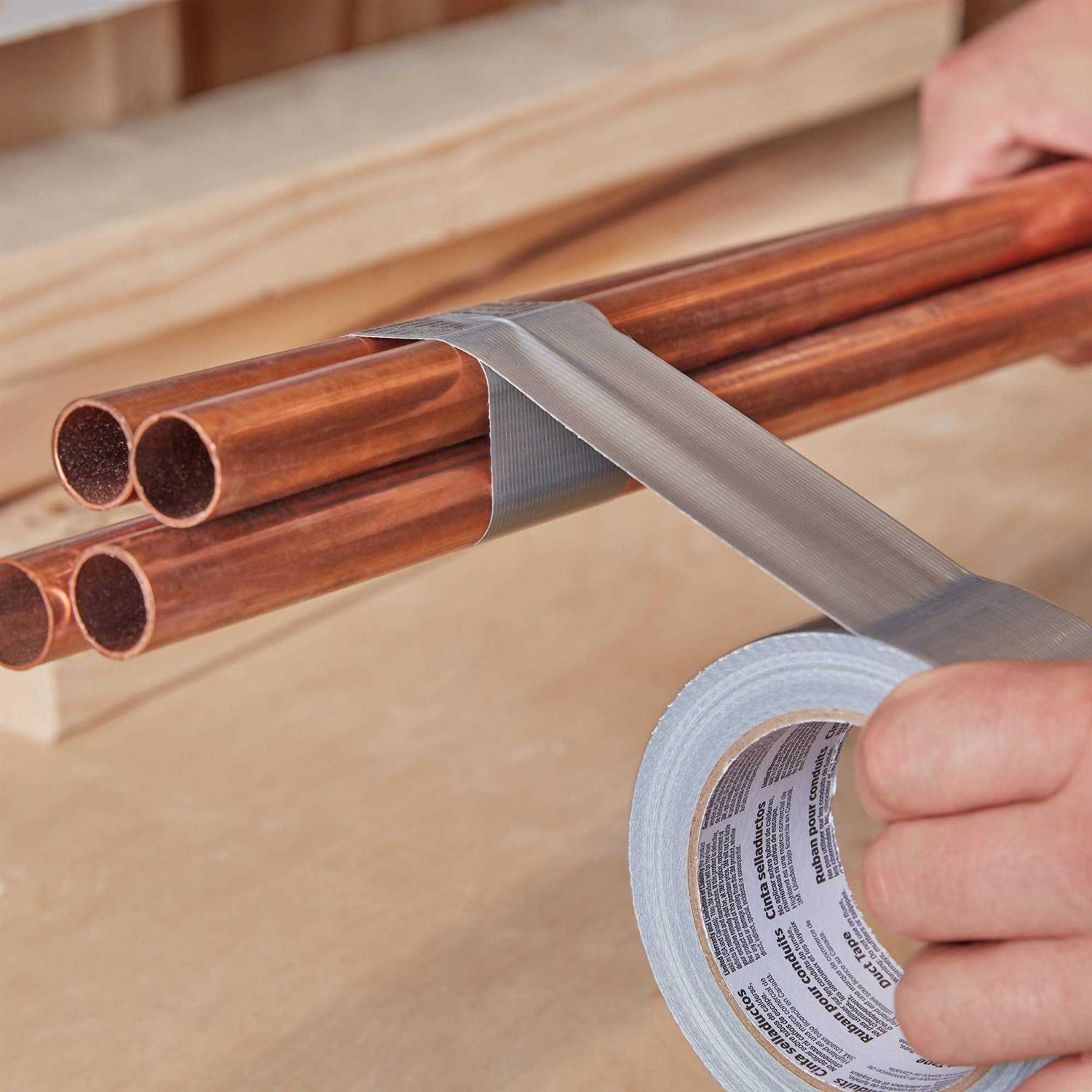 3M Utility Gray Rubberized Duct Tape 1.88-in x 30 Yard Cotton - Image 3