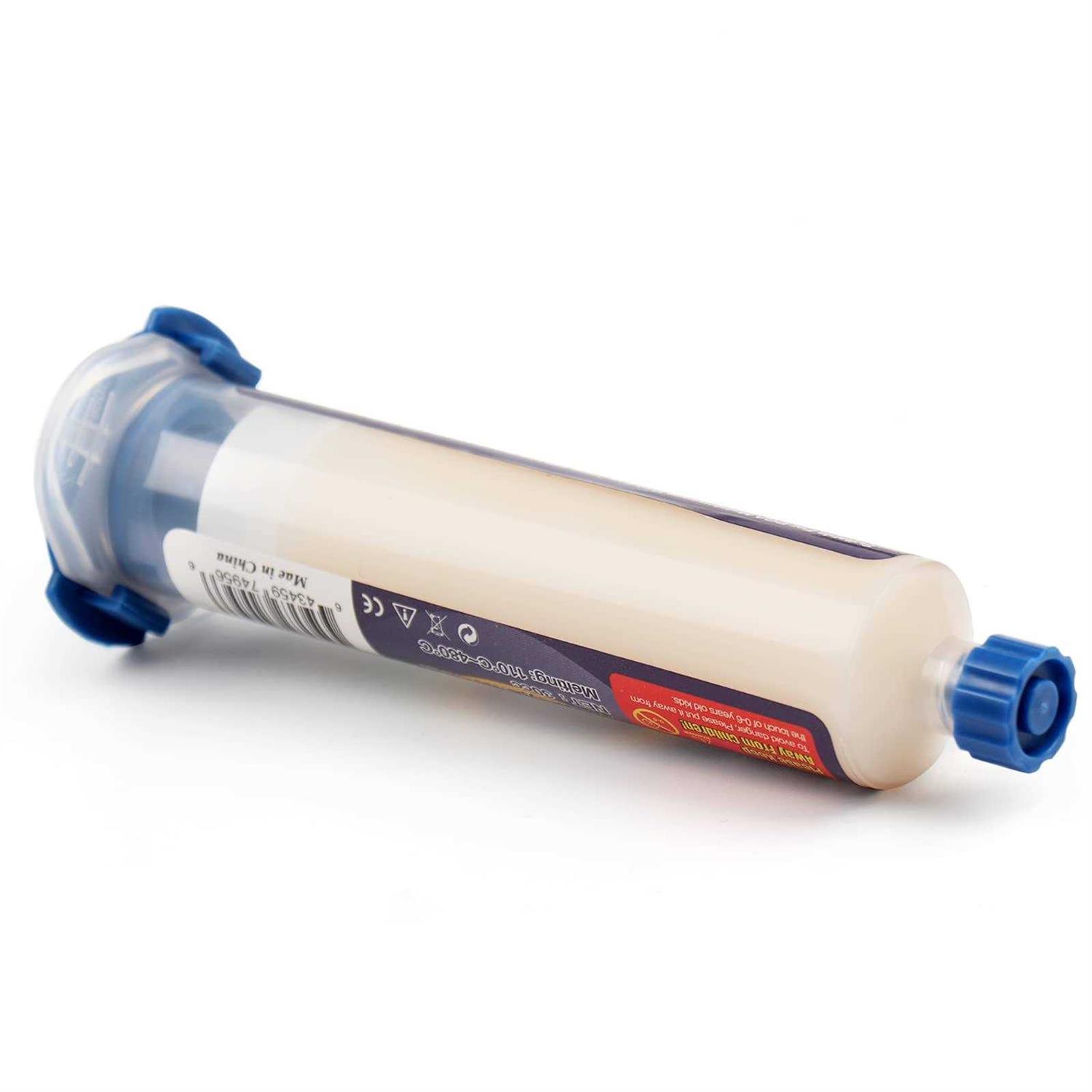 Beeyuihf Soldering Paste Flux No-clean Solder Flux For Electrical Soldering 30cc Syringe Solder Paste - Image 5