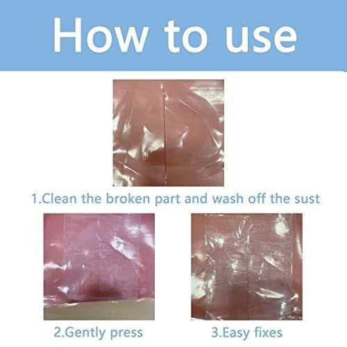 6 x108' Greenhouse Tape Heavy Duty Greenhouse Plastic 6 mil Repair Tape Farm Supply to Repair Rip Clear Poly Film Sheeting Permanent Resistant UV - Image 4