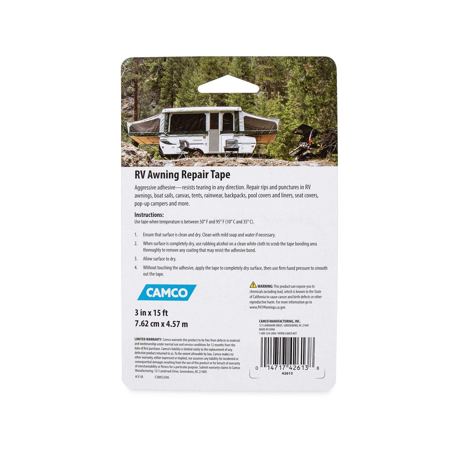 Camco 42613 Awning Repair Tape - Image 5