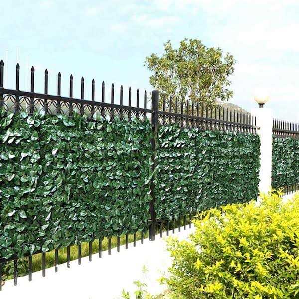 Ejoy 59 in. x 118 in. Artificial Ivy Hedge Privacy Fence Screen - Image 3