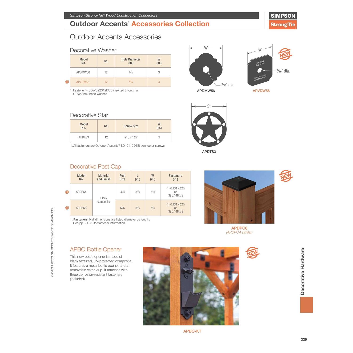 Simpson Strong-Tie Outdoor Accents Post Cap - Image 4