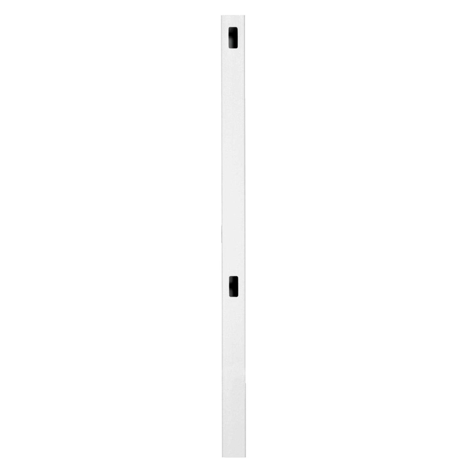 Outdoor Essentials Lafayette 4 in. x 4 in. x 74 in. White Routed End Post - Image 4