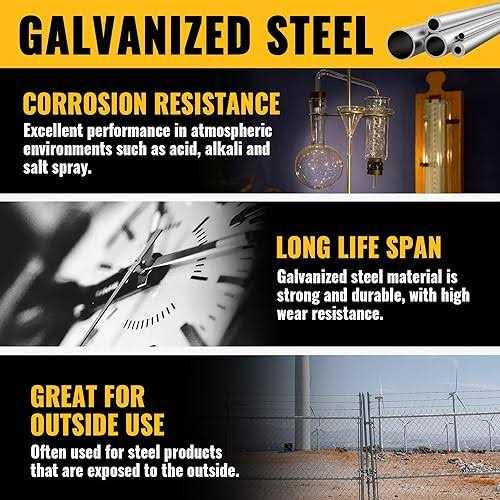 VIVIDA End Rail Clamp 1-3/8 x 1-3/8 Chain Link Fence T Clamp - Image 5