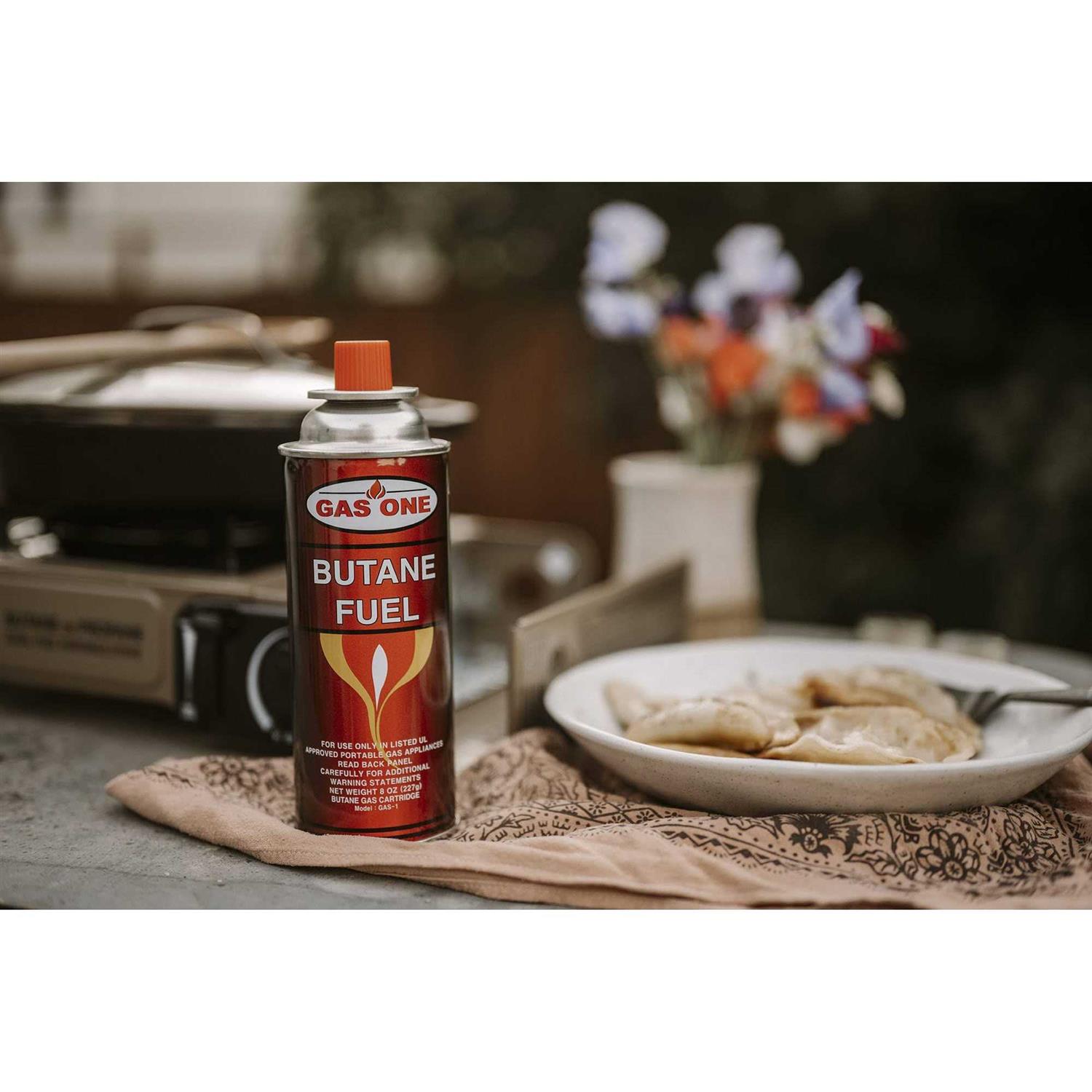GasOne Gas One 8oz Camping Fuel Canisters for Portable Gas Stoves - Image 4
