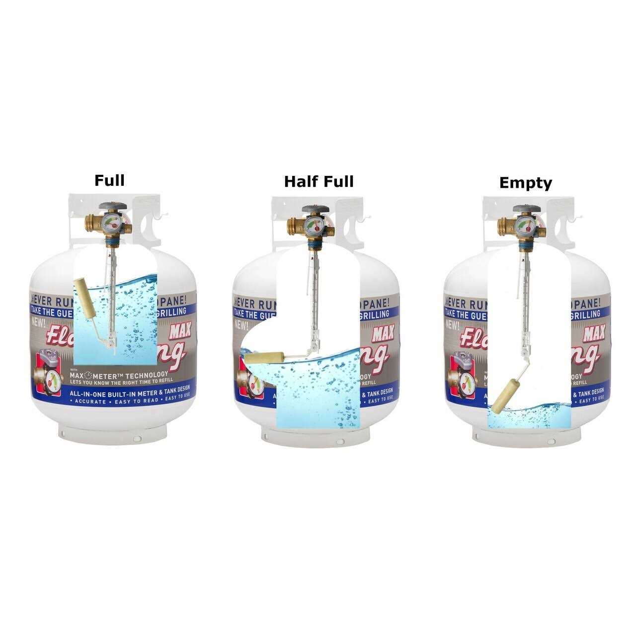 Flame King 20 lb Propane Cylinder with Built-in-Gauge Steel Propane Tank - Image 3