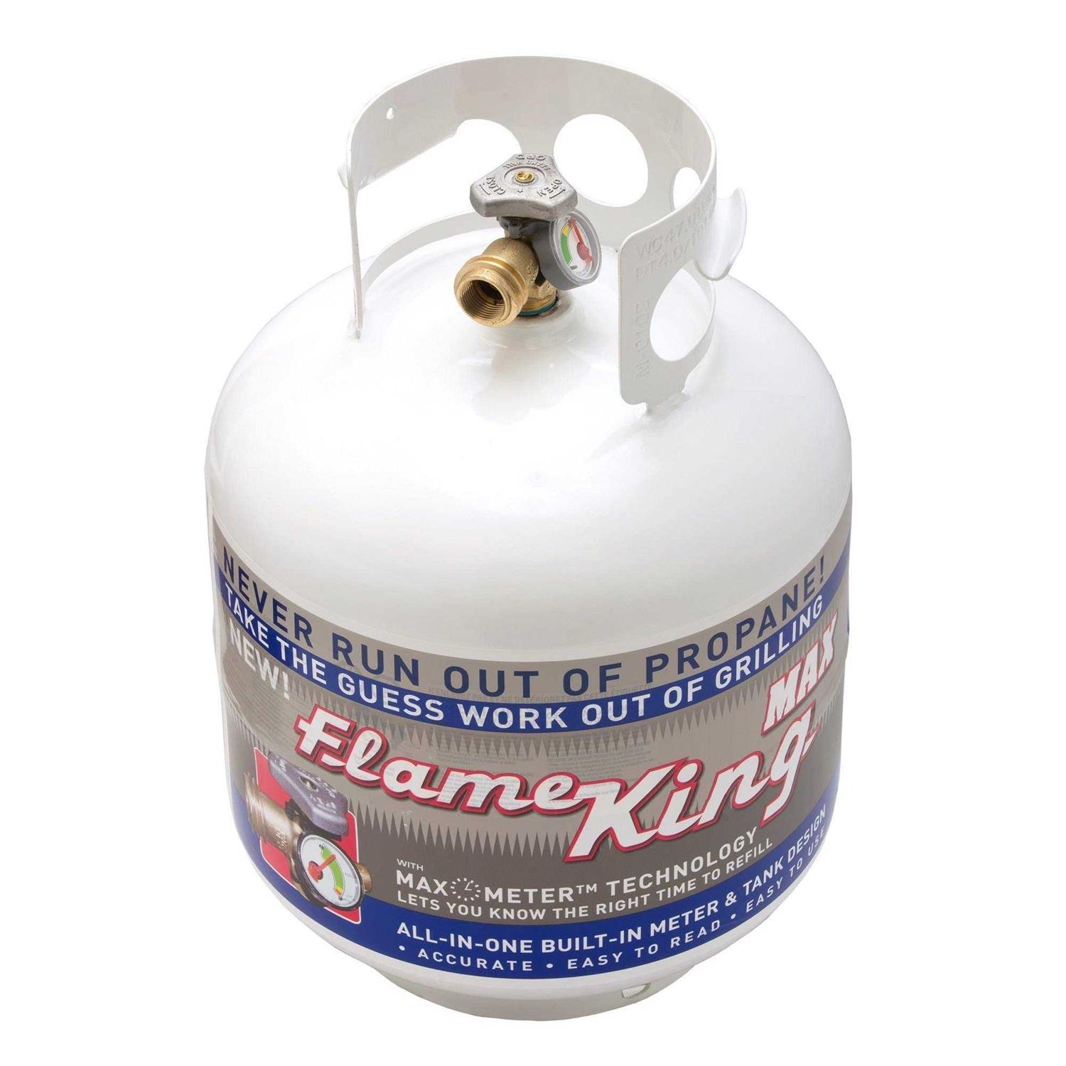 Flame King 20 lb Propane Cylinder with Built-in-Gauge Steel Propane Tank - Image 5