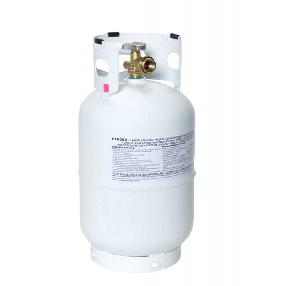 Flame King YSN10LBa 11 Pound Propane Tank Cylinder with Type 1 OPD Valve - Image 3