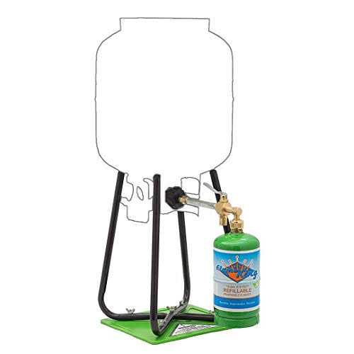 Flame King 1 Lb. Refillable Propane Cylinder - Image 3