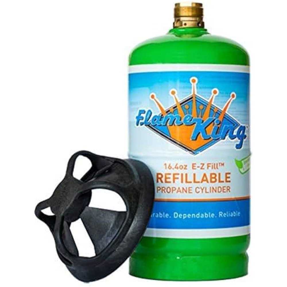 Flame King 1 Lb. Refillable Propane Cylinder - Image 5