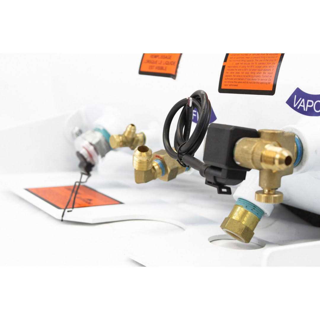 Flame King 5.9 Gallon ASME Propane Tank with Remote Valves & Solenoid - Image 4