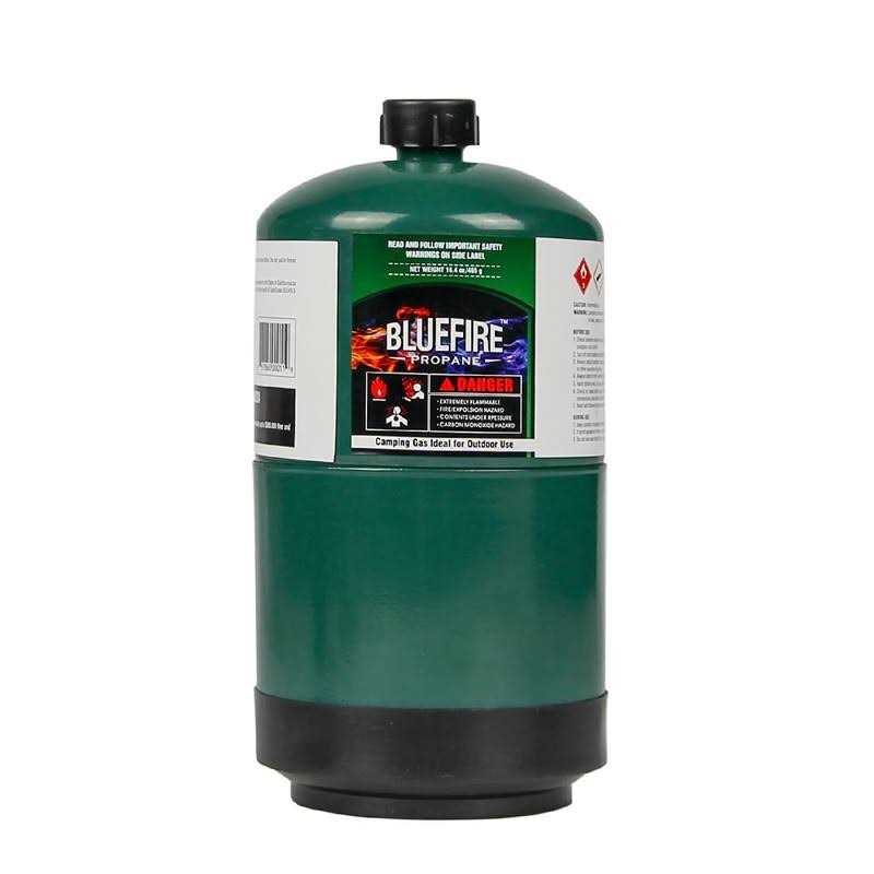 Hotdevil BLUEFIRE 16.4 oz Propane Replacement Fuel Camping Gas Cylinder Pack All Purpose Portable Canister Coleman Propane Gas Tank for Camping Stove - Image 4