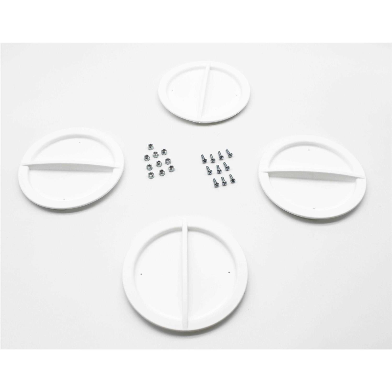 Flame King Dual 20lb LP Propane Tank Light Plastic Heavy Duty Cover for RV - Image 3