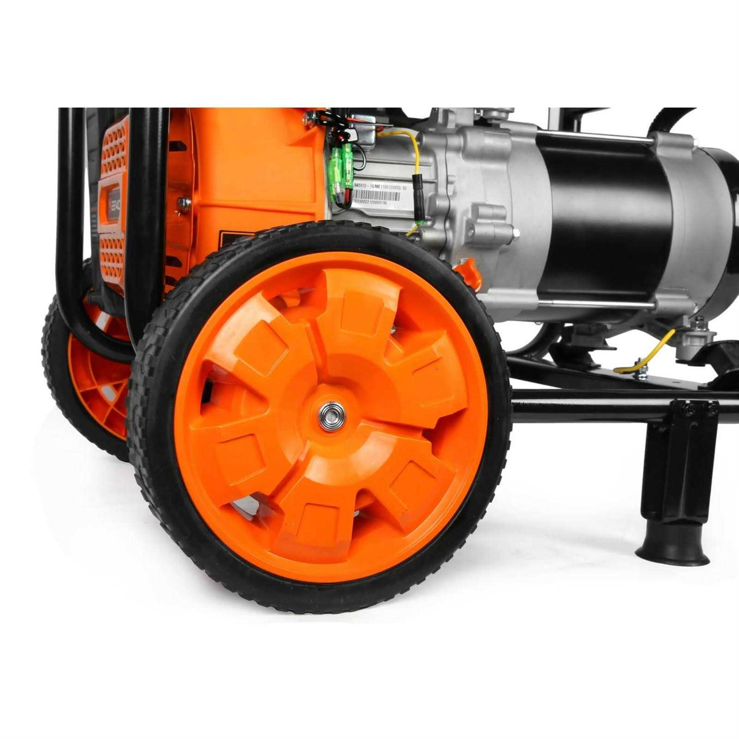 WEN 5600-Watt Portable Generator, Electric Start, 224cc, Transfer-Switch and RV-Ready with CO Shutdown Sensor - Image 3